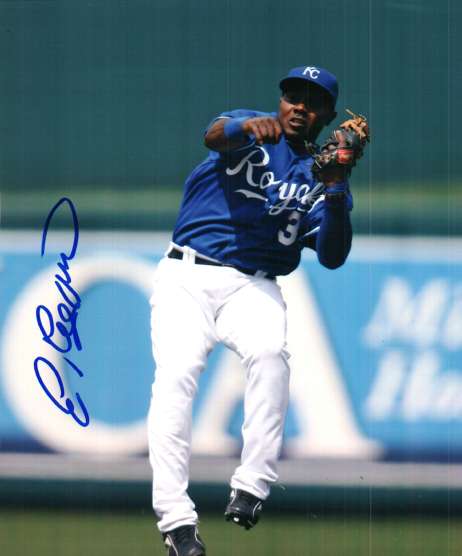 AUTOGRAPHED ESTEBAN GERMAN photo KC Royals