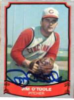 Signed JIM O'TOOLE 1989 Pacific Legends Card