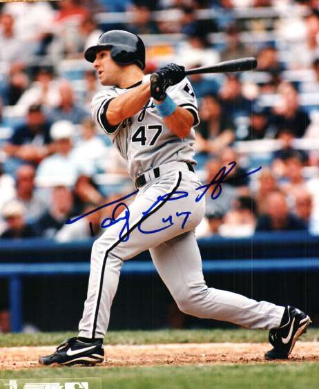 AUTOGRAPHED TONY GRAFFANINO photo KC Royals