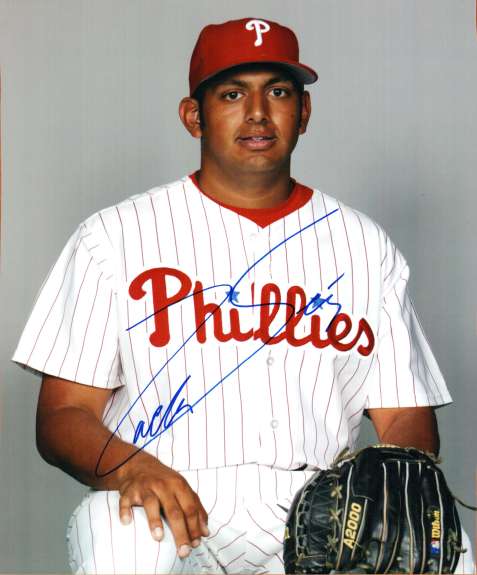 AUTOGRAPHED ZACH SEGOVIA 8x10 Philadelphia Phillies Photo