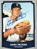 Autographed GARY PETERS 1989 Pacific Legends Card