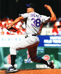 AUTOGRAPHED UBALDO JIMENEZ 8X10 Colorado Rockies Photo