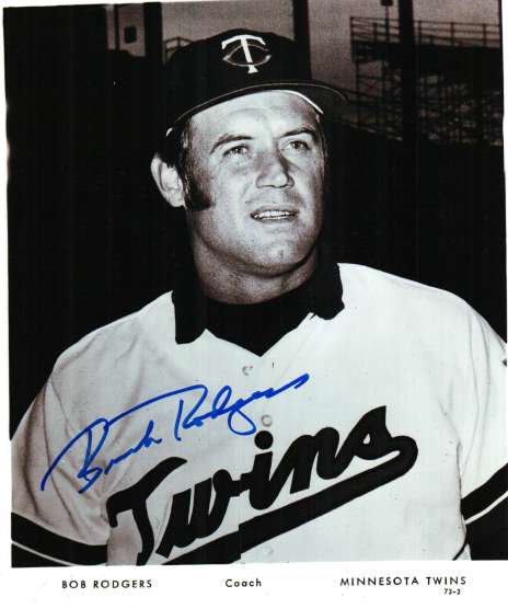 AUTOGRAPHED BUCK RODGERS -  Minnesota Twins photo