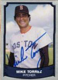 Autographed MIKE TORREZ 1989 Pacific Legends Card