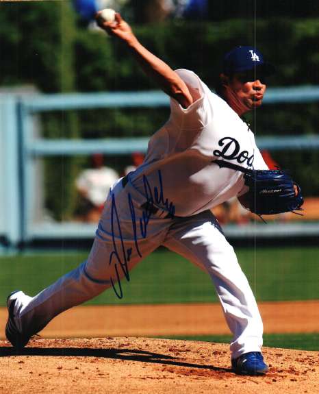 AUTOGRAPHED VICENTE PADILLA Los Angeles Dodgers photo