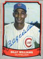 Autographed BILLY WILLIAMS 1989 Pacific Legends Card