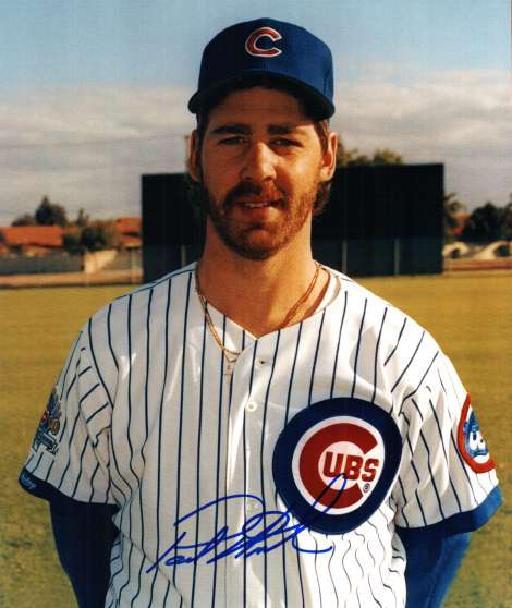 AUTOGRAPHED PAUL ASSENMACHER Chicago Cubs Photo