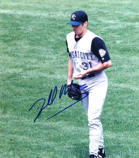 AUTOGRAPHED DARRELL MAY photo KC Royals
