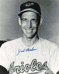 AUTOGRAPHED JACK HARSHMAN 8X10 Baltimore Orioles Photo