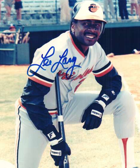 AUTOGRAPHED LEE LACY photo  Baltimore Orioles