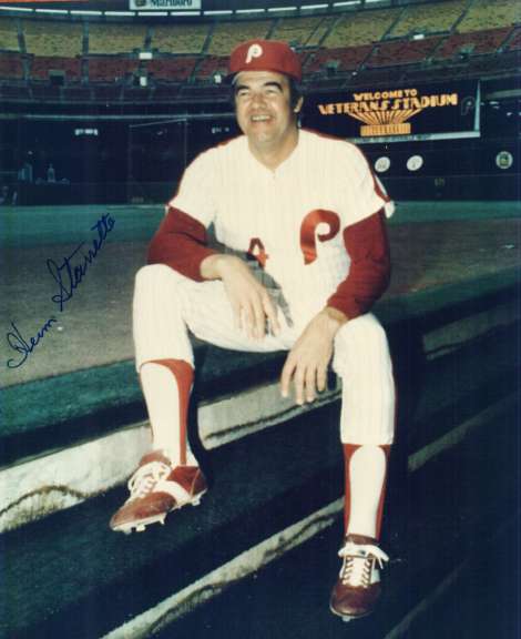 AUTOGRAPHED HERM STARRETTE photo  Philadelphia Phillies