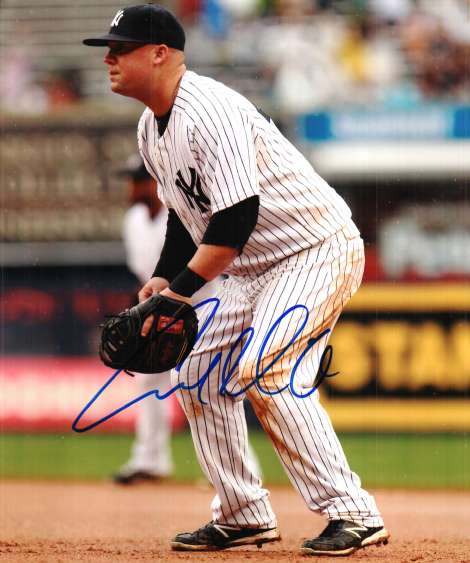 AUTOGRAPHED CASEY MCGEHEE 8X10 photo  New York Yankees
