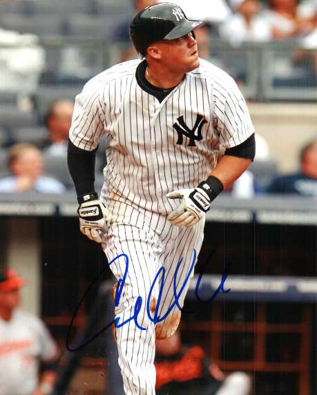 AUTOGRAPHED CASEY MCGEHEE photo  New York Yankees