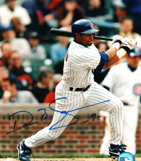 AUTOGRAPHED DAMON BUFORD Chicago Cubs Photo