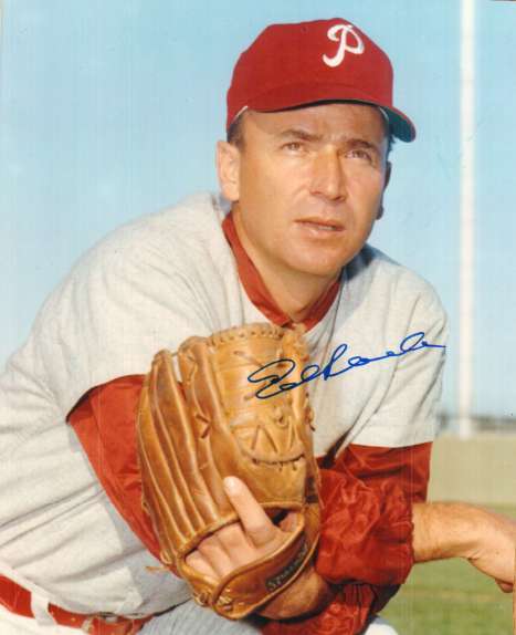AUTOGRAPHED ED ROEBUCK  8x10 Philadelphia Phillies Photo