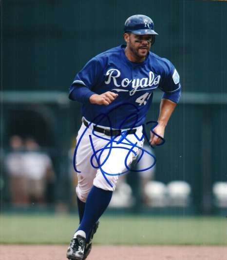 AUTOGRAPHED RYAN SHEALY photo KC Royals