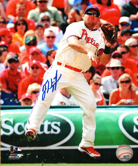AUTOGRAPHED TY WIGGINTON photo  Philadelphia Phillies