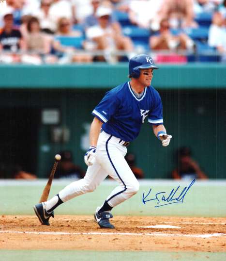AUTOGRAPHED KURT STILLWELL photo KC Royals