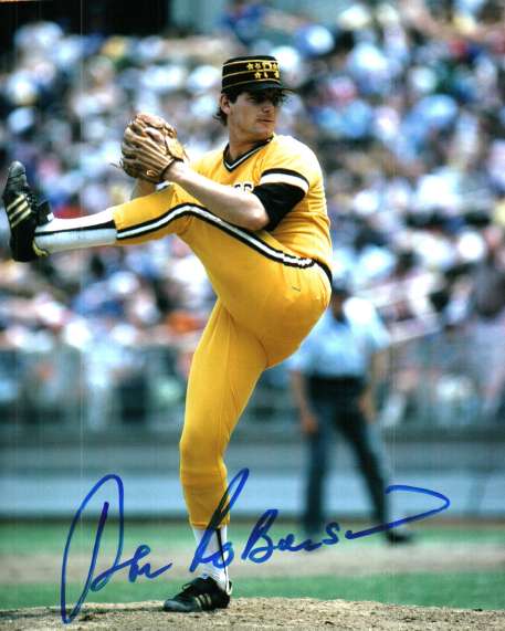 Autographed DON ROBINSON Photo - Pittsburgh Pirates