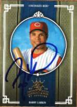 Autographed BARRY LARKIN 2005 Donruss Diamond King