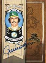 Autographed ROLLIE FINGERS 2005 Donruss Diamond King