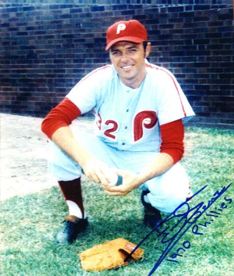 AUTOGRAPHED FRED WENZ 8x10 Philadelphia Phillies Photo