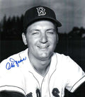 AUTOGRAPHED IKE DELOCK 8X10  Boston Red Sox photo