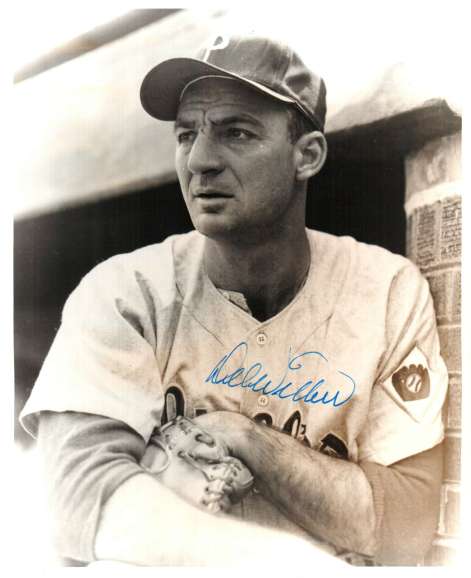 AUTOGRAPHED DEL WILBER photo  Philadelphia Phillies