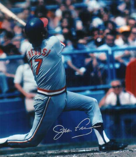 AUTOGRAPHED JIM FREGOSI photo  Texas Rangers