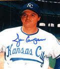 AUTOGRAPHED JIM CAMPANIS 8X10 Kansas City Royals Photo