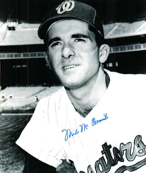 AUTOGRAPHED MIKE MCCORMICK photo  Washington Senators
