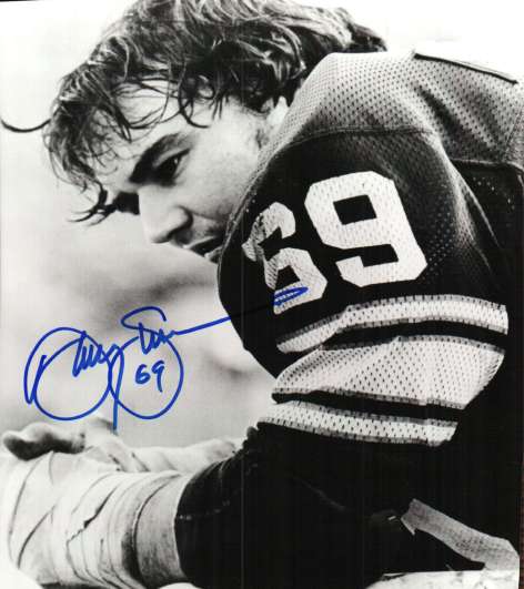 Autographed DOUG SUTHERLAND  8X10 photo - Minnesota Vikings