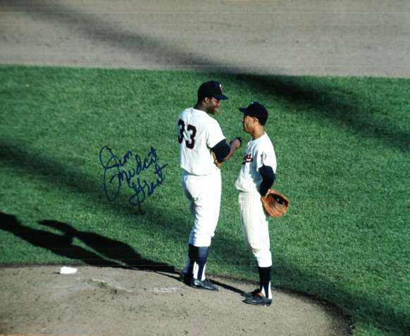 AUTOGRAPHED JIM GRANT 8x10 Minnesota Twins photo