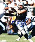 Autographed TRACE ARMSTRONG Oakland Raiders photo