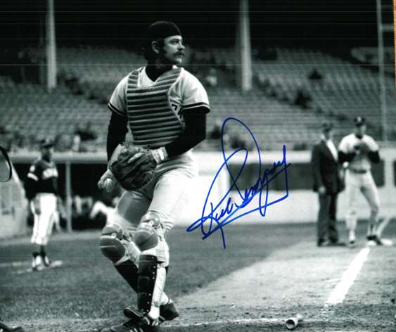 AUTOGRAPHED RICK DEMPSEY 8x10 New York Yankees Photo
