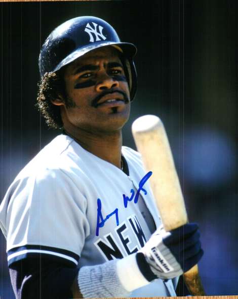 AUTOGRAPHED GARY WARD  photo  New York Yankees