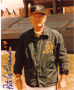 AUTOGRAPHED SIGNED photo PETE WHISENANT Oakland A's