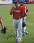 AUTOGRAPHED JOE MATHER 8X10 photo  Philadelphia Phillies