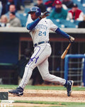 AUTOGRAPHED JERMAINE DYE  8X10 Kansas City Royals Photo