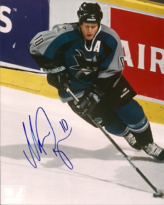 Autographed MARCUS RAGNARSSON San Jose Sharks photo