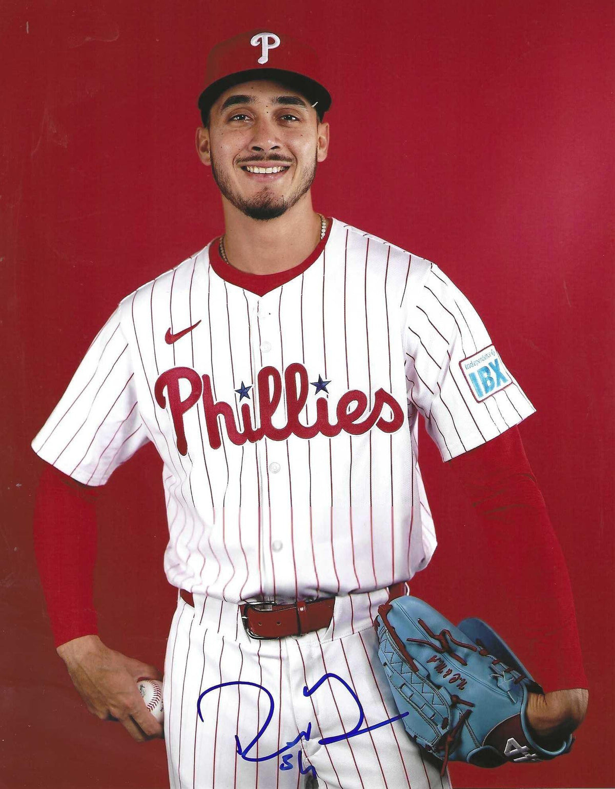 AUTOGRAPHED ALAN RANGEL Philadelphia Phillies 8x10 Photo