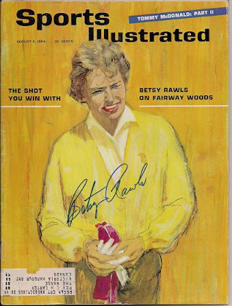 Autographed BETSY RAWLS- Sports Illustrated