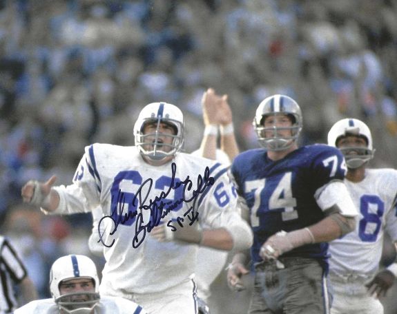AUTOGRAPHED GLENN RESSLER 8x10 Baltimore Colts Photo