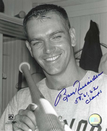 AUTOGRAPHED BOBBY RICHARDSON "58,61,61 Champs" 8x10 New York Yankees Photo