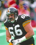 Autographed TOM NEWBERRY 8X10 Pittsburgh Steelers Photo