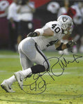 Autographed JON RITCHIE 8X10 Oakland Raiders photo