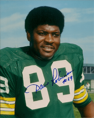 Autographed DAVE ROBINSON 8X10 Green Bay Packers Photo