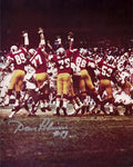 Autographed DAVE ROBINSON 8X10 photo Washington Redskins