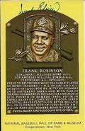 Frank Robinson Hall of Fame Gold Plaque