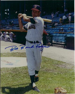 AUTOGRAPHED  photo BUCK RODGERS Angels